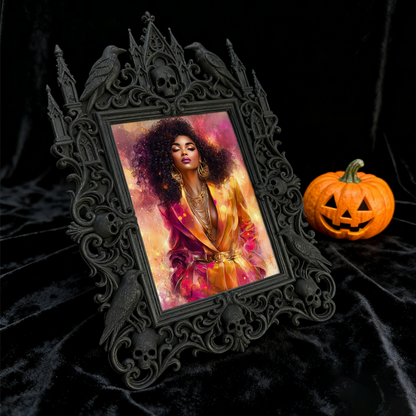 One-of-a-kind-gem Gothic Dark Frame | Gothic Garage Decor, Wear-resistant