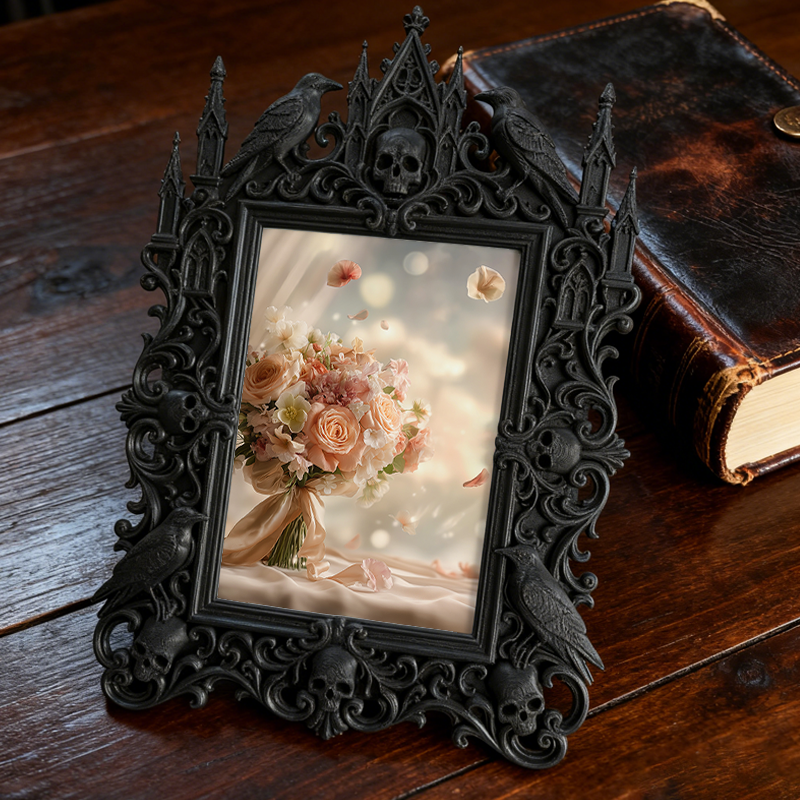 TikTok-famous Gothic Dark Frame | Gothic Front Porch Decor, Lightweight