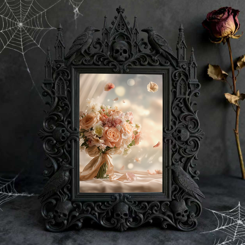 TikTok-famous Gothic Dark Frame | Gothic Front Porch Decor, Lightweight