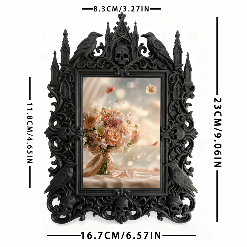 TikTok-famous Gothic Dark Frame | Gothic Front Porch Decor, Lightweight