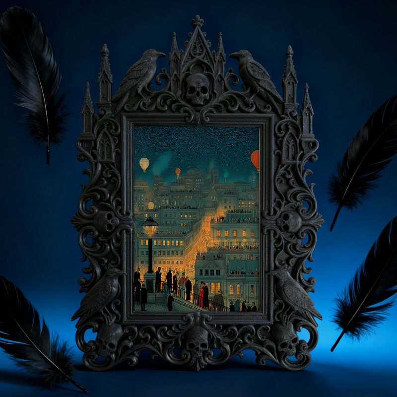 Shop-best-seller Gothic Dark Frame | Dark Art Gallery Decor, Display-grade