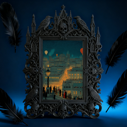 Shop-best-seller Gothic Dark Frame | Dark Art Gallery Decor, Display-grade