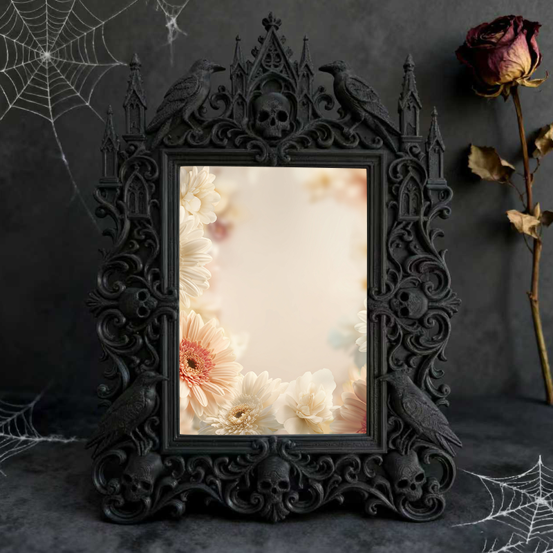 Bestselling-essential Gothic Dark Frame | Gothic Coffee Shop Decor, Elegant