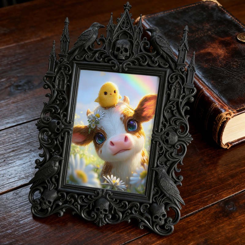 High-demand-gem Gothic Dark Frame | Witchy Moon Ritual Decor, Creative
