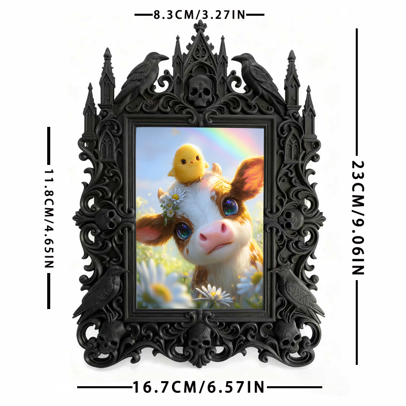 High-demand-gem Gothic Dark Frame | Witchy Moon Ritual Decor, Creative