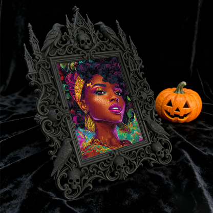 Shop-top-seller Gothic Dark Frame | Vampire Themed Board Game Night Prop, Retro Plastic
