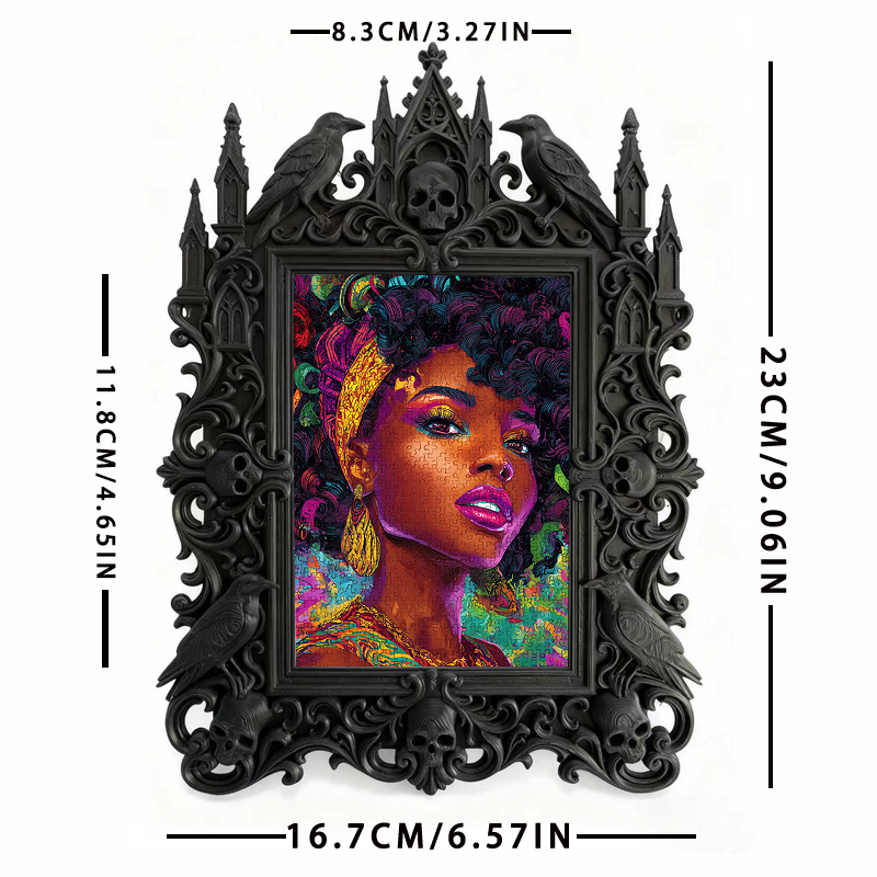 Shop-top-seller Gothic Dark Frame | Vampire Themed Board Game Night Prop, Retro Plastic