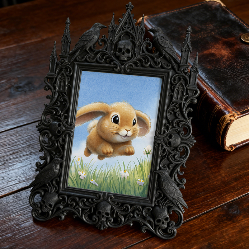 Bestselling-now Gothic Dark Frame | Witchy Dried Herb Shop Decor, Scratch-resistant
