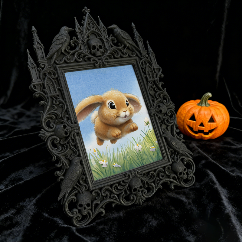 Bestselling-now Gothic Dark Frame | Witchy Dried Herb Shop Decor, Scratch-resistant