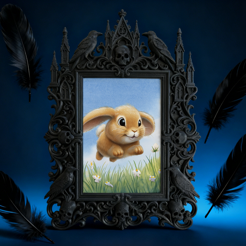 Bestselling-now Gothic Dark Frame | Witchy Dried Herb Shop Decor, Scratch-resistant