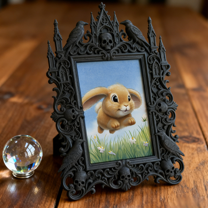 Bestselling-now Gothic Dark Frame | Witchy Dried Herb Shop Decor, Scratch-resistant