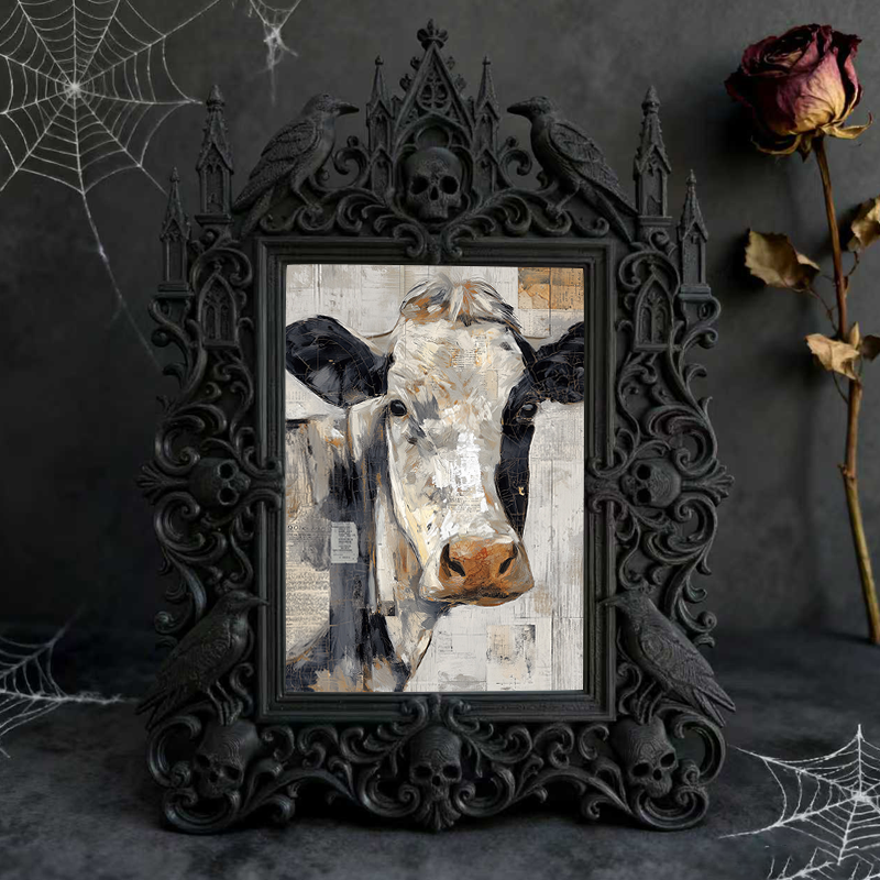 Highly-coveted Gothic Dark Frame | Punk Rock Vintage Hat Shop Decor, Eco-friendly