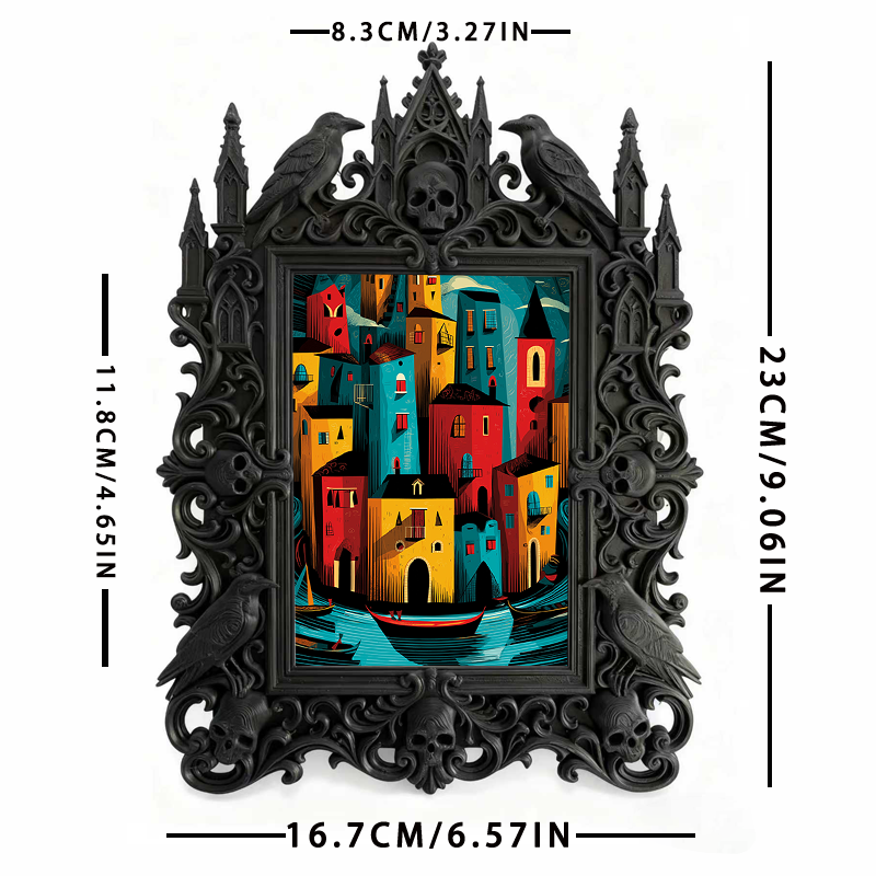 Must-grab Gothic Dark Frame | Gothic Themed Flea Market Booth Decor, Portable