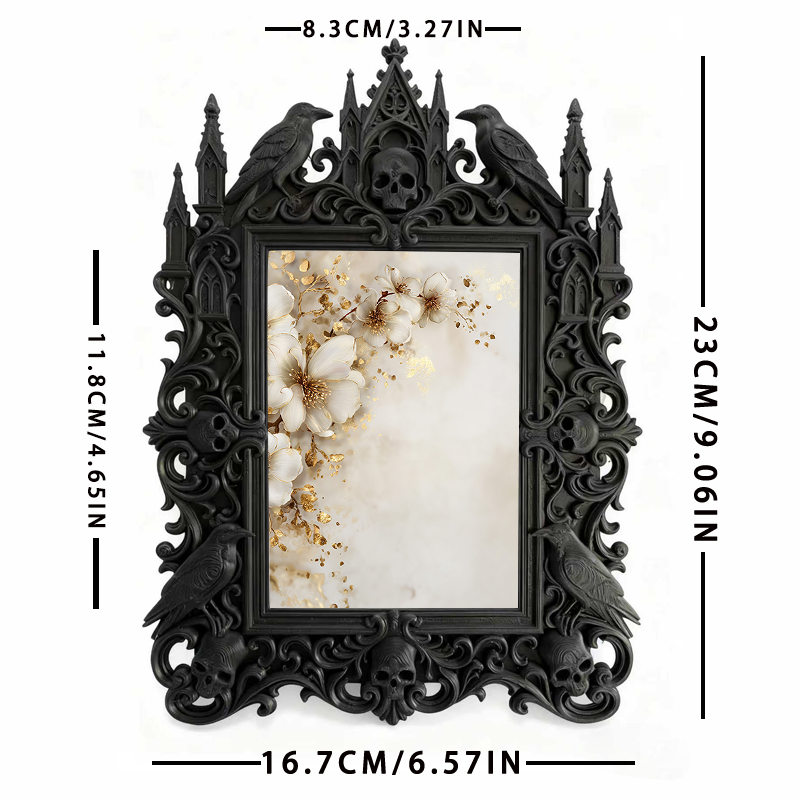 5-star-rated Gothic Dark Frame | Occult Crystal Ball Shop Decor, Collectible
