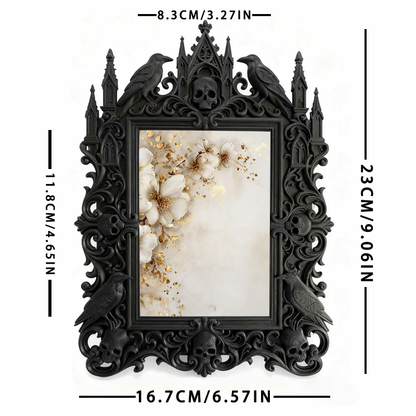 5-star-rated Gothic Dark Frame | Occult Crystal Ball Shop Decor, Collectible