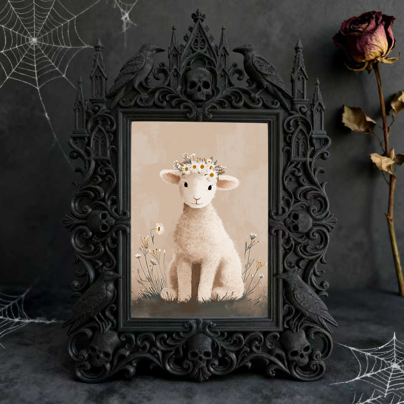 Reel-famous Gothic Dark Frame | Horror Movie Poster Shop Decor, Minimalist
