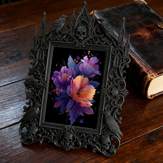 Hard-to-find Gothic Dark Frame | Witchy Bath Bomb Shop Decor, Wear-resistant