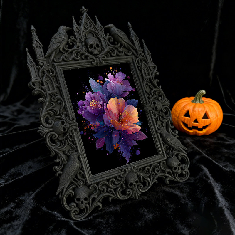 Hard-to-find Gothic Dark Frame | Witchy Bath Bomb Shop Decor, Wear-resistant