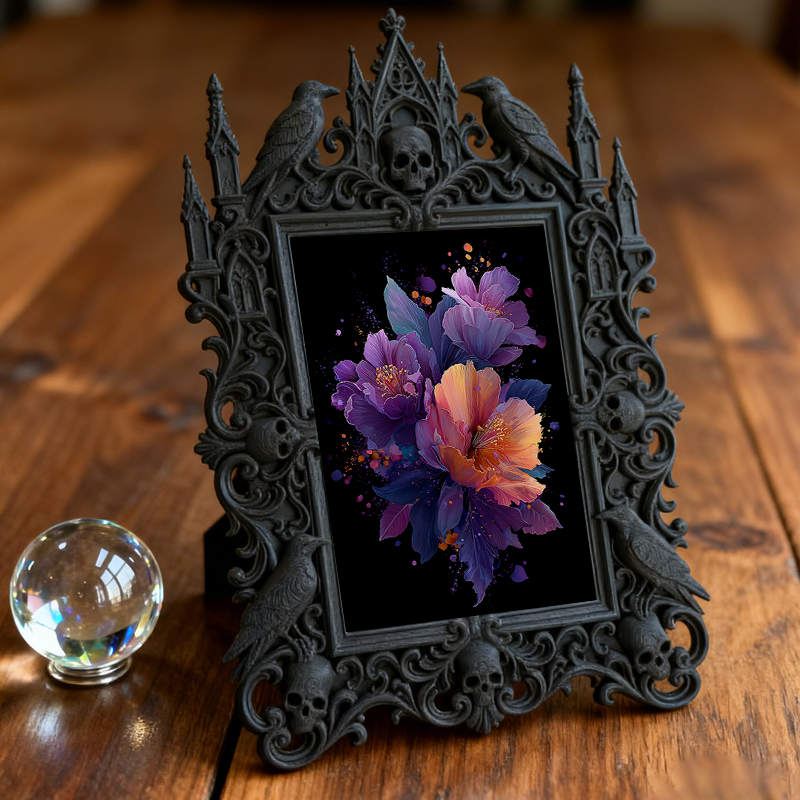 Hard-to-find Gothic Dark Frame | Witchy Bath Bomb Shop Decor, Wear-resistant
