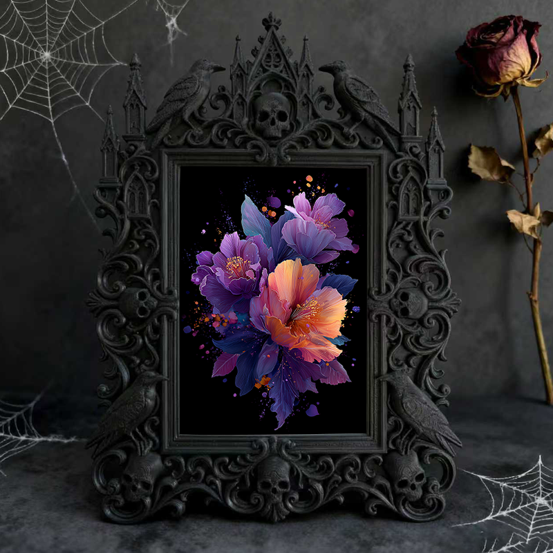 Hard-to-find Gothic Dark Frame | Witchy Bath Bomb Shop Decor, Wear-resistant