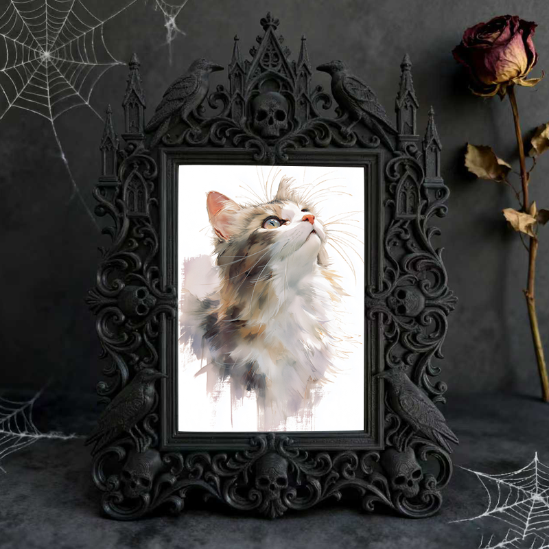 Viral-sensation Gothic Dark Frame | Paranormal Gift Shop Counter Decor, Display-grade