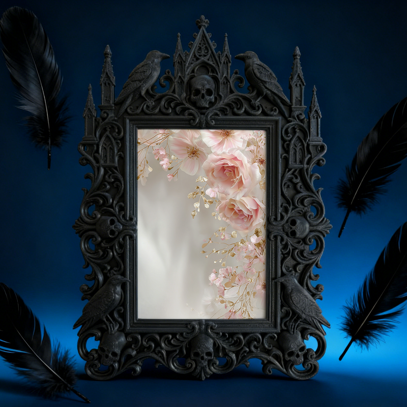 Top-pick Gothic Dark Frame | Vintage Horror Toy Store Decor, Creative