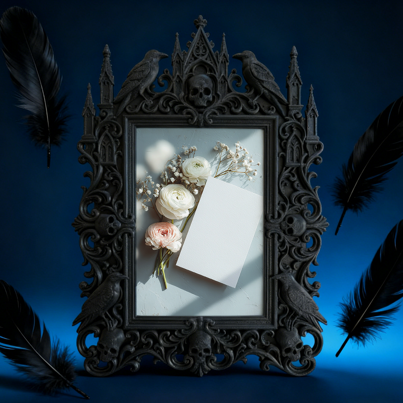 Fan-favorite Gothic Dark Frame | Gothic Pet Collar Boutique Decor, Cute
