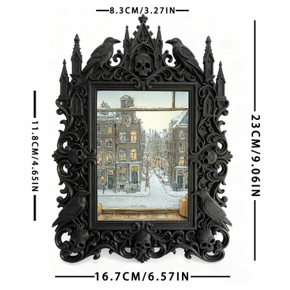 High-demand Gothic Dark Frame | Gothic Cocktail Lounge Decor, Retro Plastic