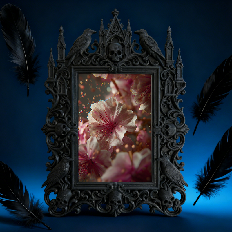 Bestselling-hit Gothic Dark Frame | Werewolf Campfire Story Night Decor, Rustic
