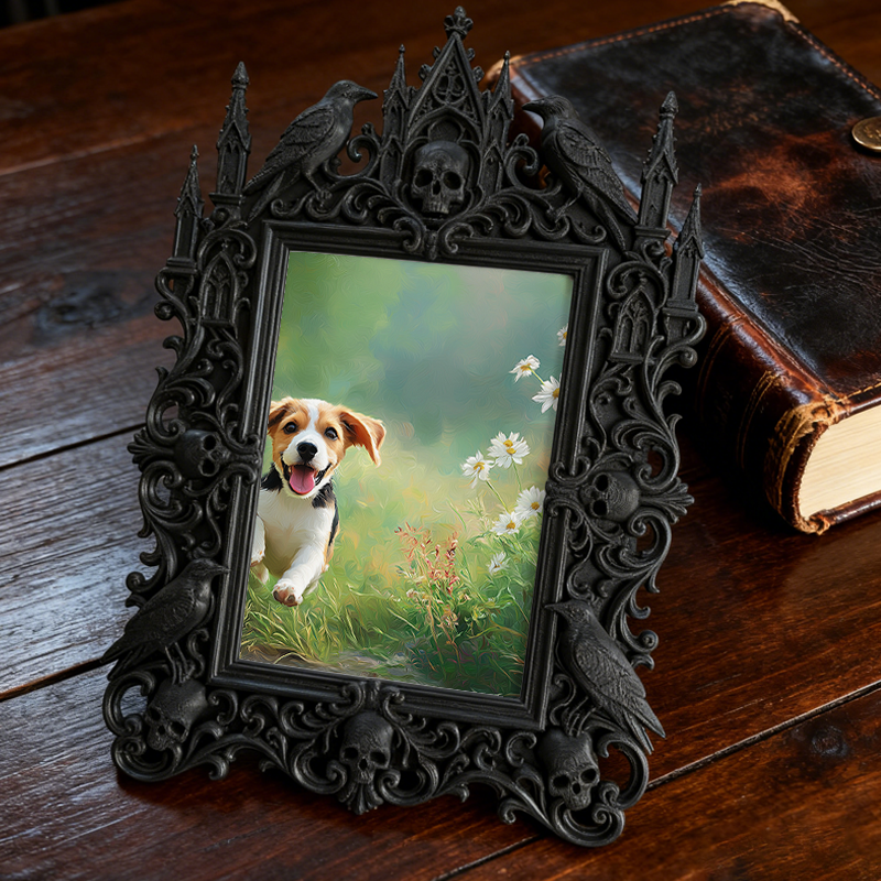 Must-own Gothic Dark Frame | Gothic Handmade Candle Fair Decor, Slim