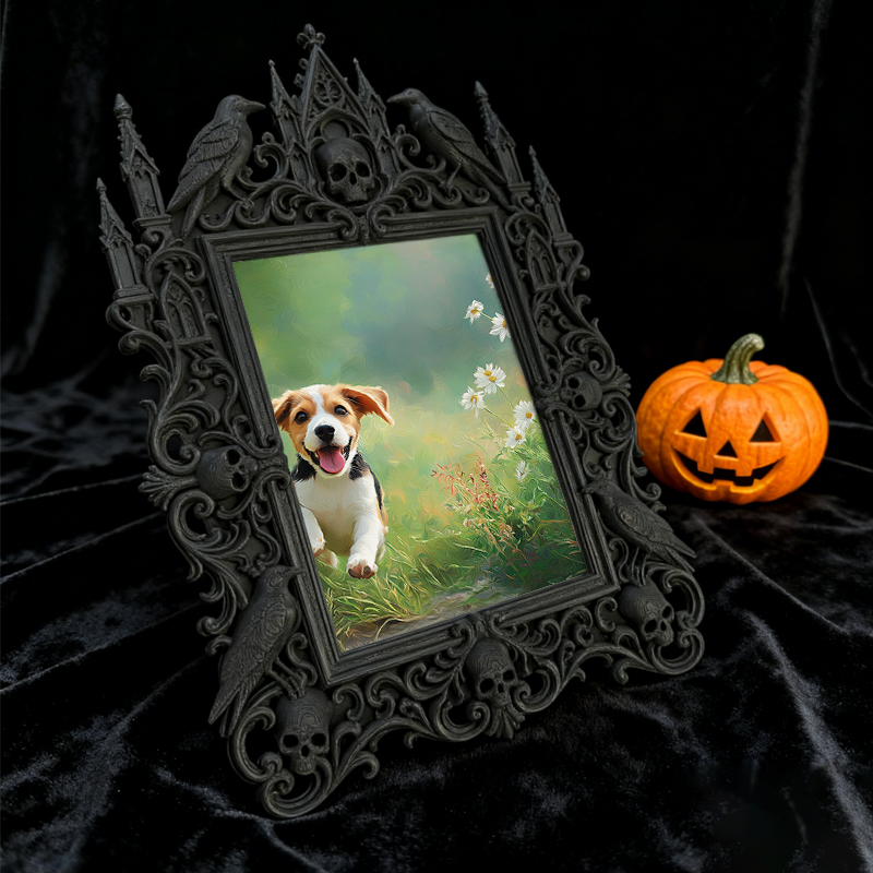 Must-own Gothic Dark Frame | Gothic Handmade Candle Fair Decor, Slim
