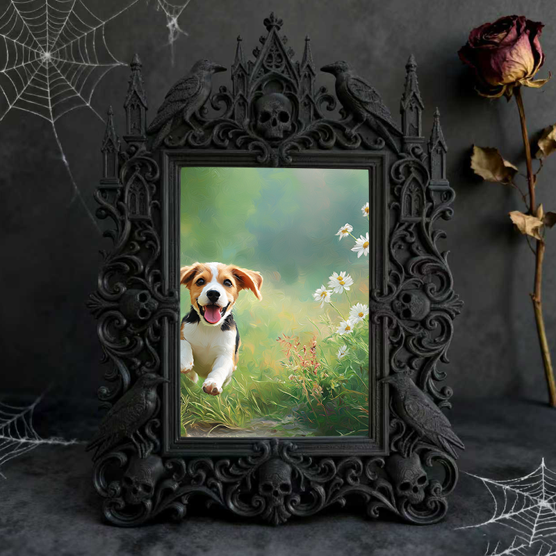 Must-own Gothic Dark Frame | Gothic Handmade Candle Fair Decor, Slim