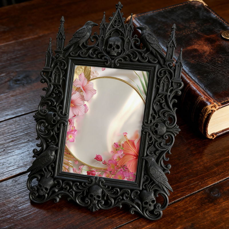 Sought-after Gothic Dark Frame | Vampire LARP Tavern Decor, Portable