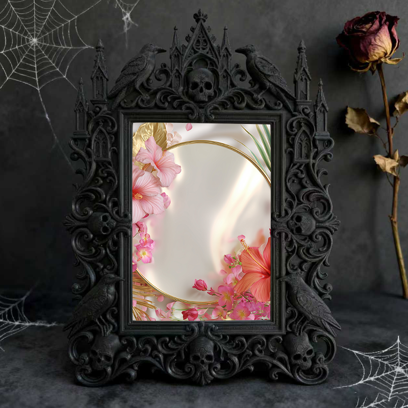 Sought-after Gothic Dark Frame | Vampire LARP Tavern Decor, Portable