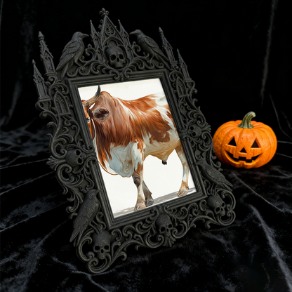 Insta-popular Gothic Dark Frame | Vampire Themed Home Theater Decor, Lightweight