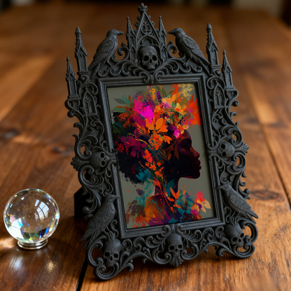 Bestselling-essential Gothic Dark Frame | Gothic Basement Game Room Decor, Scratch-resistant