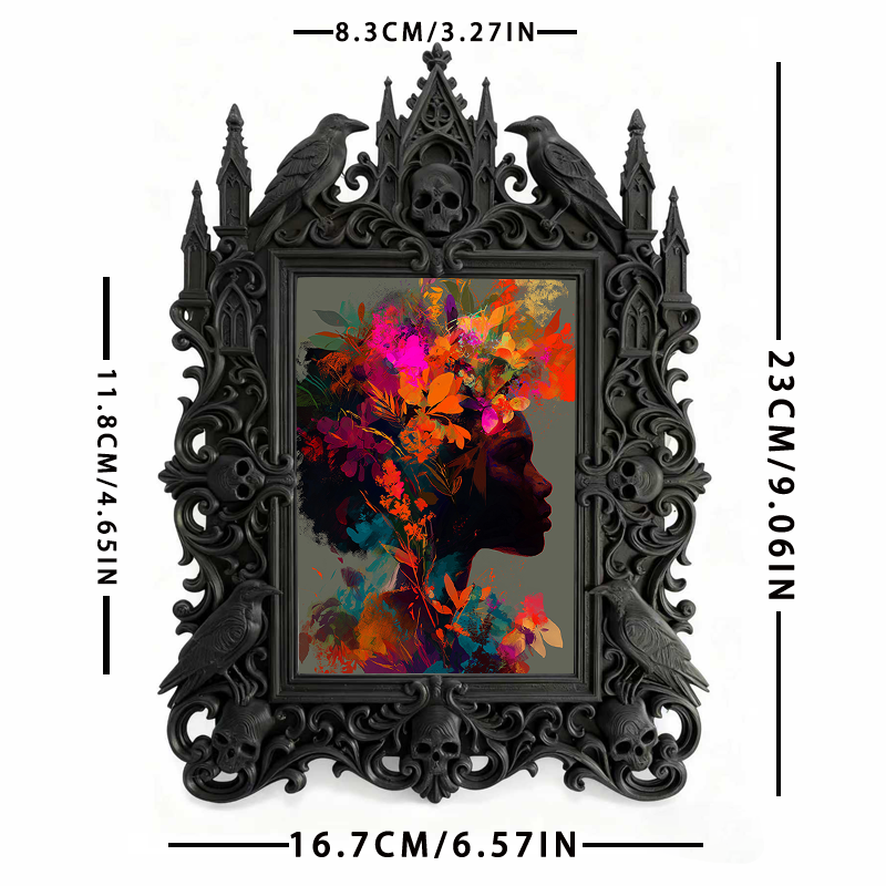 Bestselling-essential Gothic Dark Frame | Gothic Basement Game Room Decor, Scratch-resistant