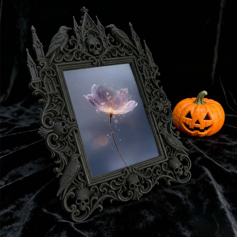 Trend-alert Gothic Dark Frame | Gothic Bathroom Vanity Decor, Slim