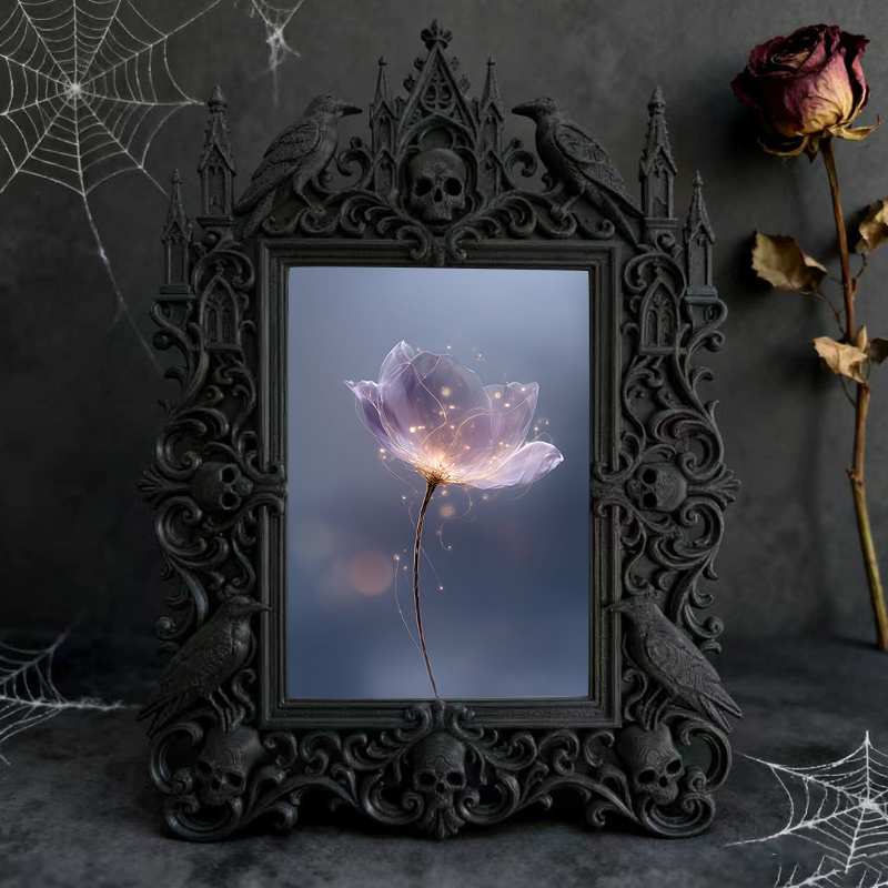 Trend-alert Gothic Dark Frame | Gothic Bathroom Vanity Decor, Slim