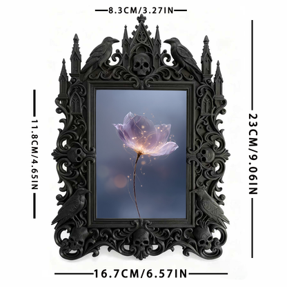 Trend-alert Gothic Dark Frame | Gothic Bathroom Vanity Decor, Slim