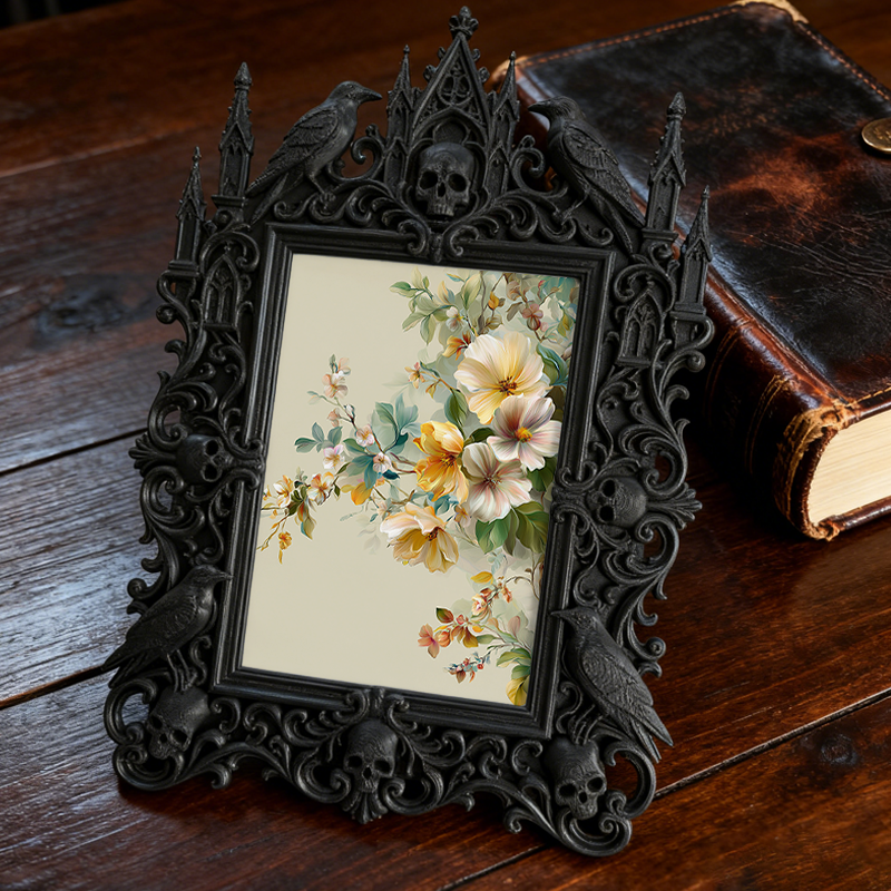 Must-snag Gothic Dark Frame | Werewolf Cabin Porch Decor, Sturdy