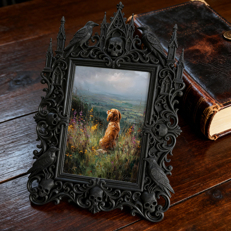Exclusive-stock Gothic Dark Frame | Gothic Balcony Garden Decor, Rustic