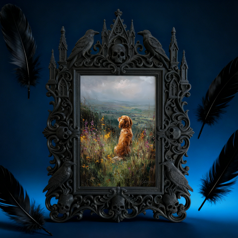 Exclusive-stock Gothic Dark Frame | Gothic Balcony Garden Decor, Rustic