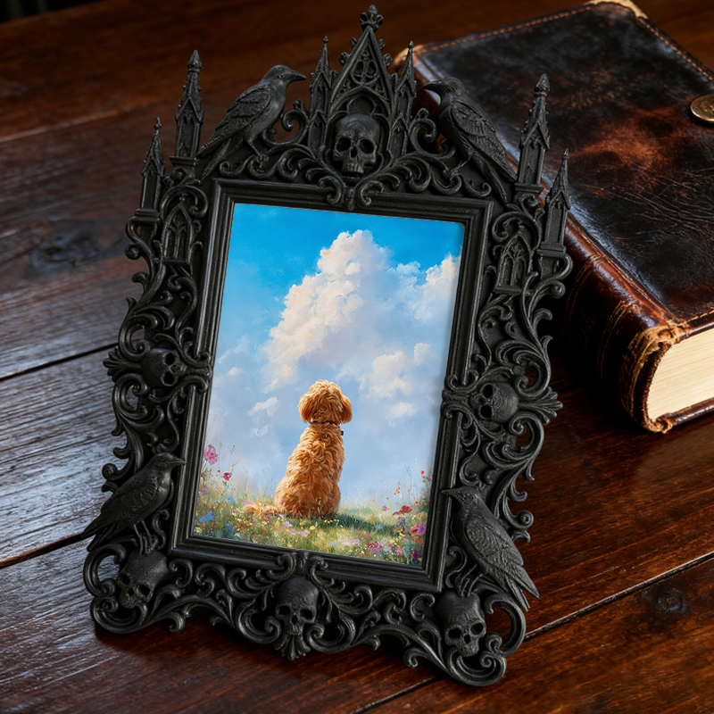 Rare-find Gothic Dark Frame | Gothic Kids’ Monster Room Decor, High-gloss