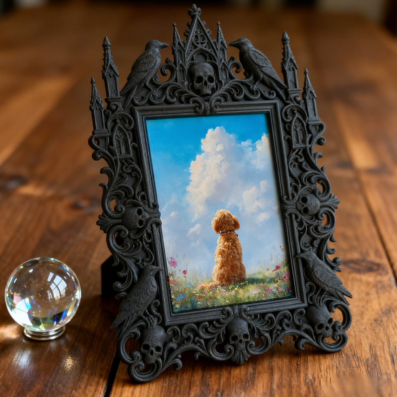 Rare-find Gothic Dark Frame | Gothic Kids’ Monster Room Decor, High-gloss