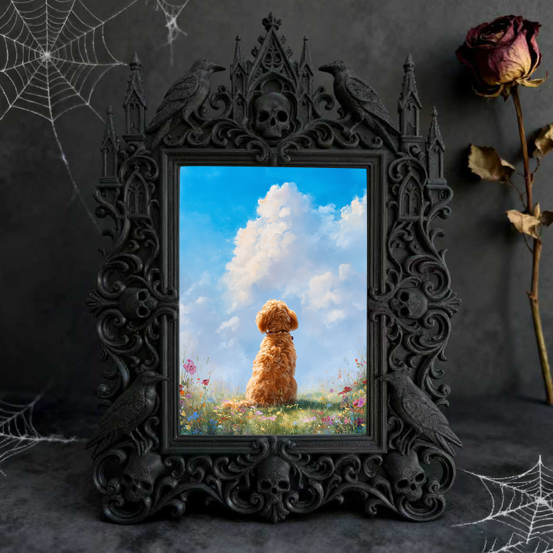 Rare-find Gothic Dark Frame | Gothic Kids’ Monster Room Decor, High-gloss
