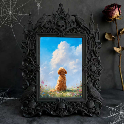 Rare-find Gothic Dark Frame | Gothic Kids’ Monster Room Decor, High-gloss