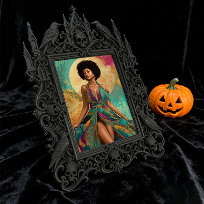 Customer-approved Gothic Dark Frame | Dark Academia Bookcase Door Decor, Practical