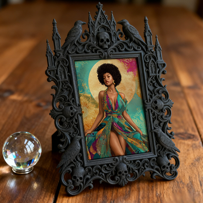 Customer-approved Gothic Dark Frame | Dark Academia Bookcase Door Decor, Practical