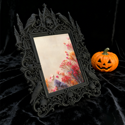 TikTok-famous Gothic Dark Frame | Gothic Halloween Porch Decor, Lightweight